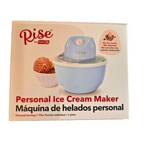 Rise by Dash Personal Ice Cream Maker 2 cup capacity, single serve NWOT